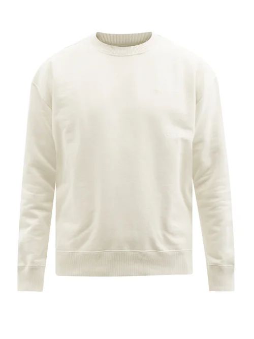 CDLP - Embroidered Recycled And Organic Cotton Sweatshirt - Mens - Cream | Matches (US)