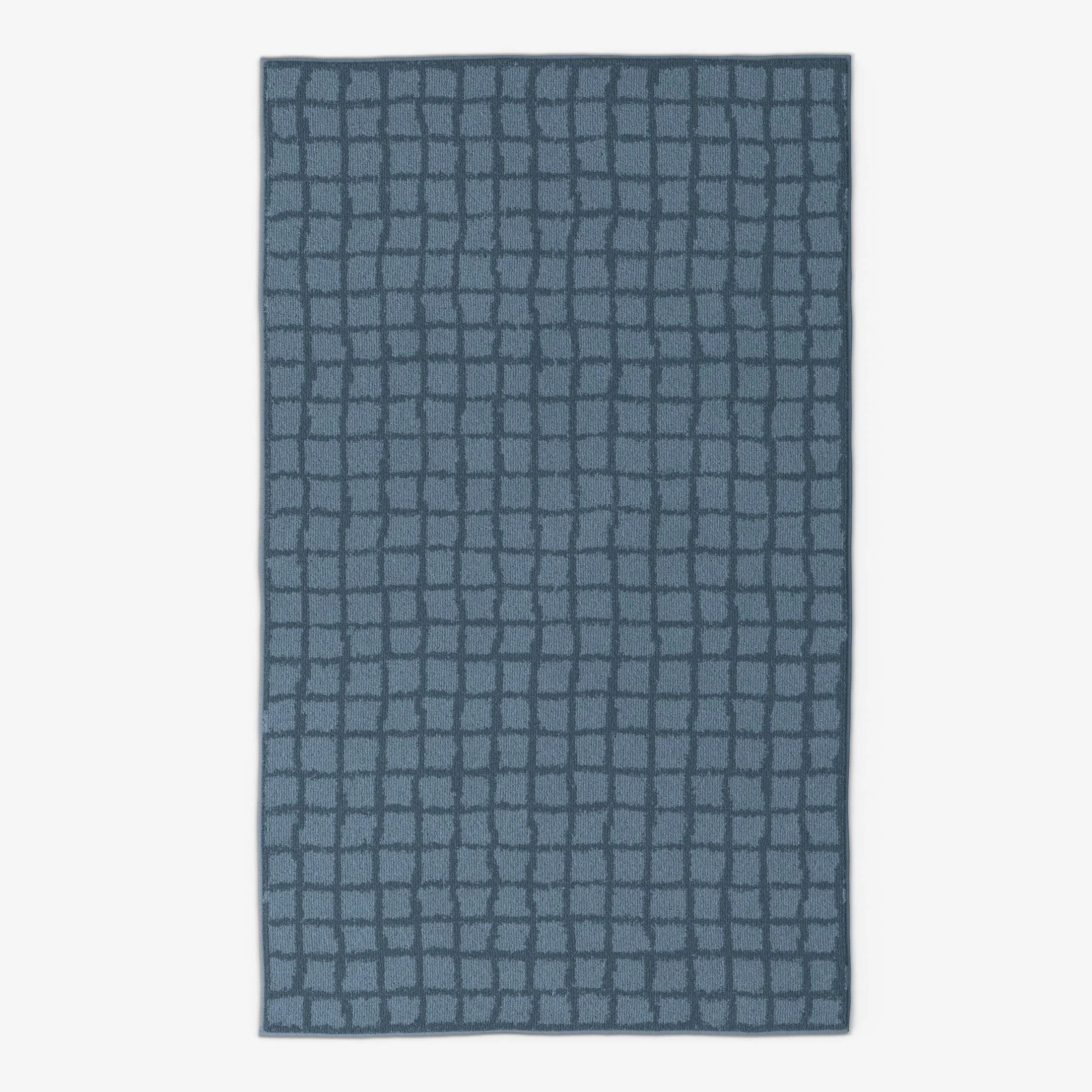 Mainstays Kids Tufted Blue Grid Washable Area Rug, 3' x 5' - Walmart.com | Walmart (US)