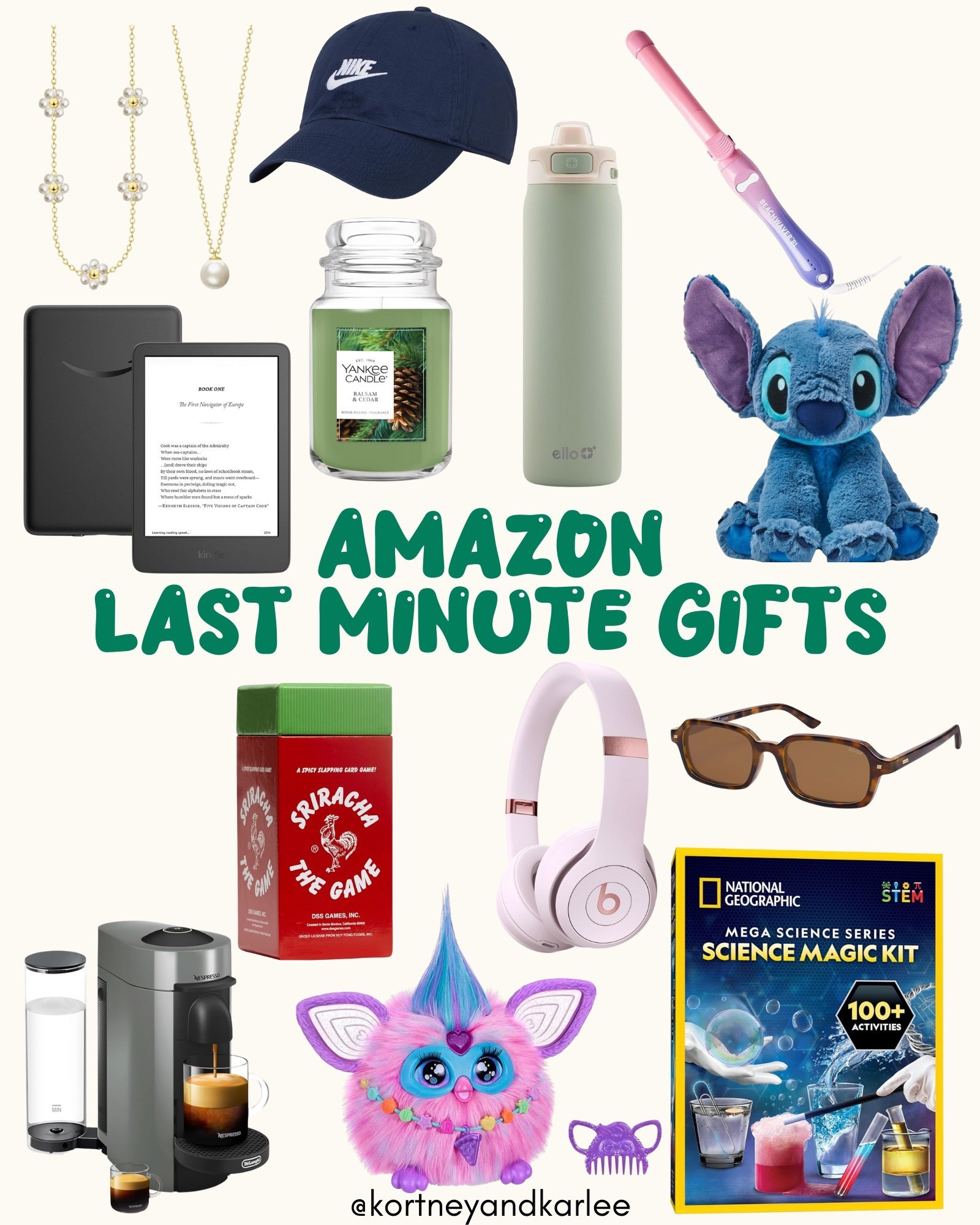Amazon Last Minute Gifts!

Kortney and Karlee | #kortneyandkarlee #LTKfindsunder50 #LTKfindsunder100 #LTKtravel 