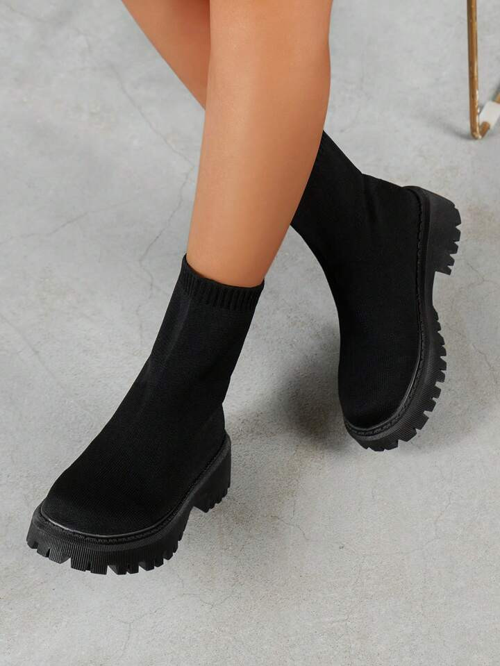 Elegant Women's Slim Boots With Decorative Braids Design, Ladies' Fashionable Knee High Boots, Wo... | SHEIN