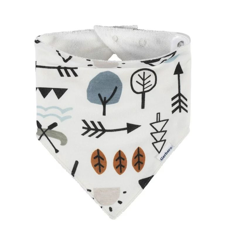 Modern Moments by Gerber Baby Boy Bandana Bib, One Size | Walmart (US)