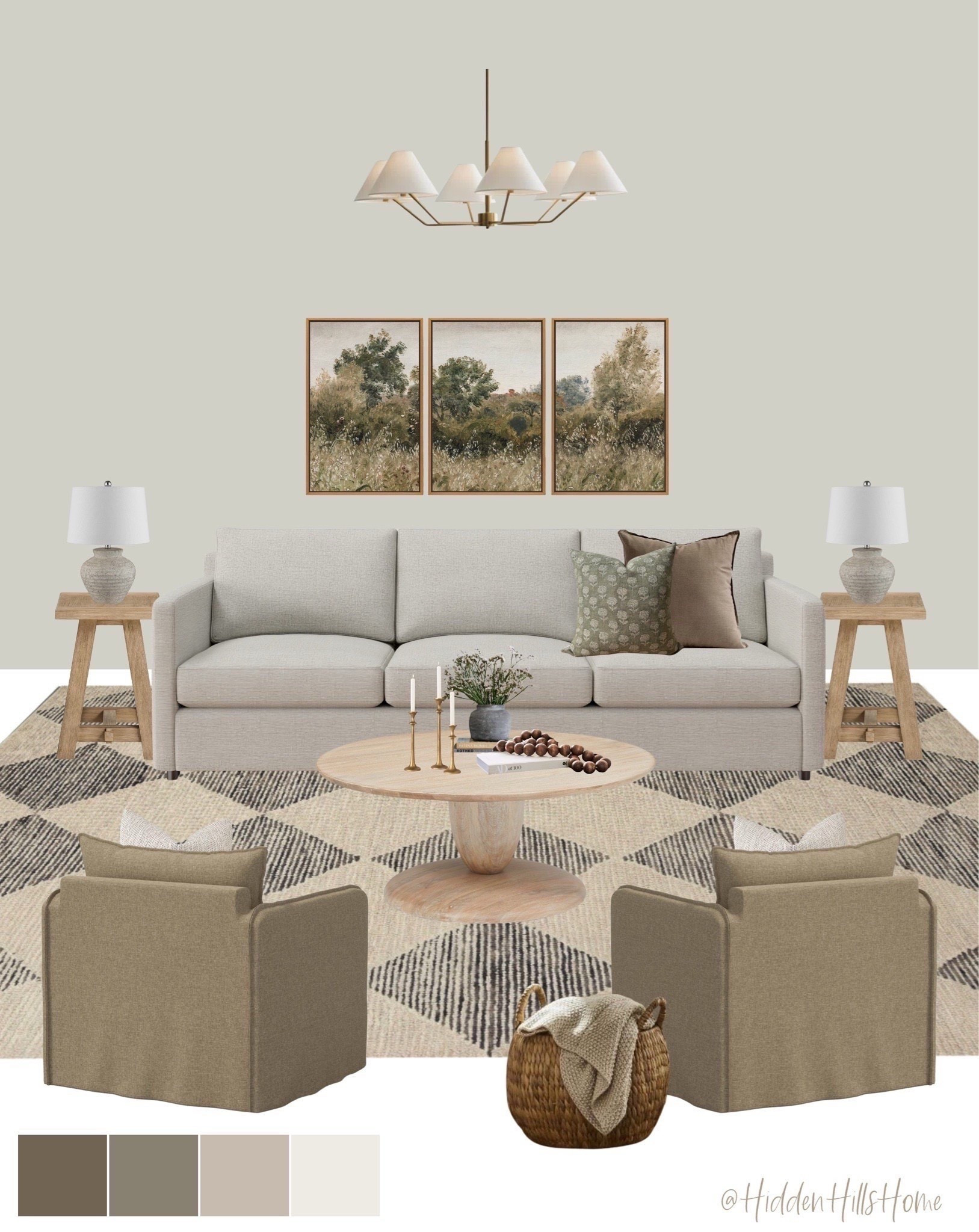 Living room decor mood board, living room design ideas, living room inspiration, home decor Inspo, cozy family room #livingroom
Wall color is SW Conservative Gray


#LTKSaleAlert #LTKHome #LTKSeasonal