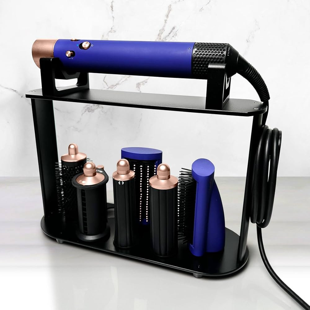 Innoco Countertop Storage Holder, Compatible with Dyson Airwrap Complete Styler, 8 Iron Barrel Br... | Amazon (US)