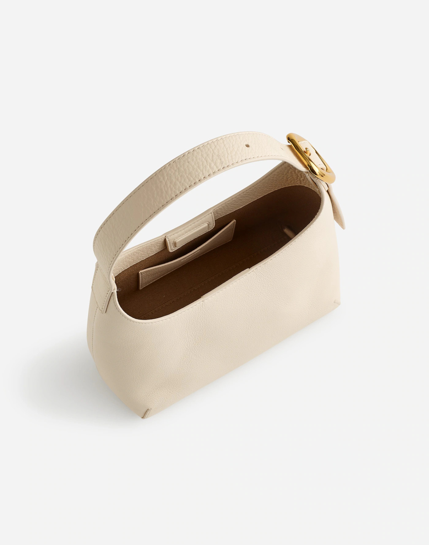 The Sculptural-Buckle Shoulder Bag | Madewell