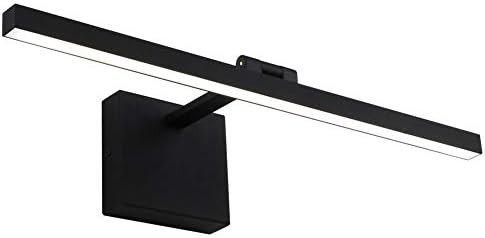 Ralbay 19.7" 12W Modern LED Black Vanity Light Fixtures for Bathroom Lighting Aluminum Adjustable 60 | Amazon (US)
