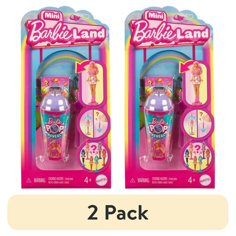 (1 pack) Barbie Mini BarbieLand Pop Reveal Dolls, 1.5-inch Doll with Surprise Sensory Reveal (Sty... | Walmart (US)