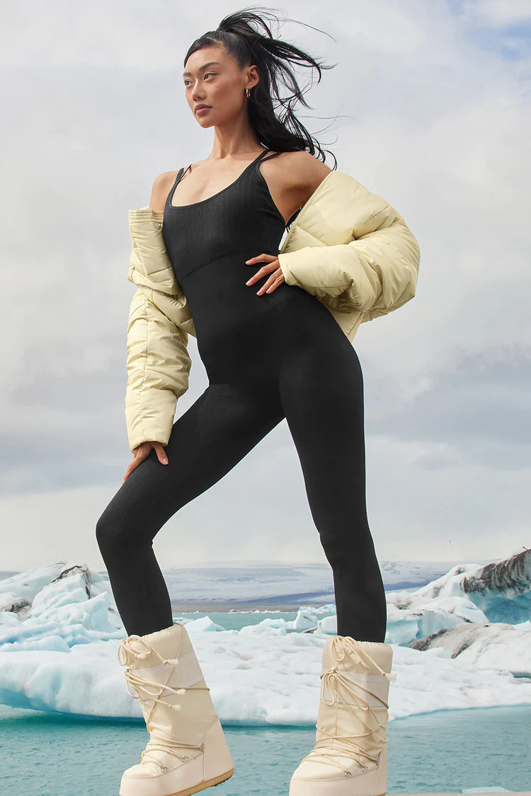 Seamless Cable Knit Onesie | Alo Yoga (US)