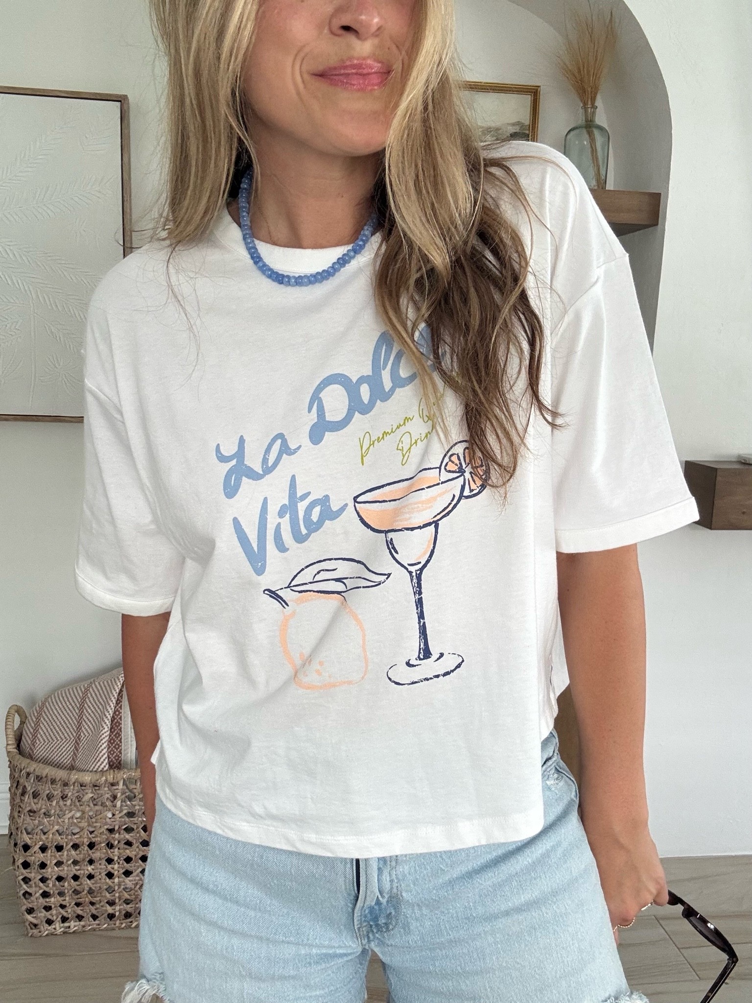 How cute is this graphic tee and necklace? I love it!

#LTKootd #LTKOver40 #LTKTall