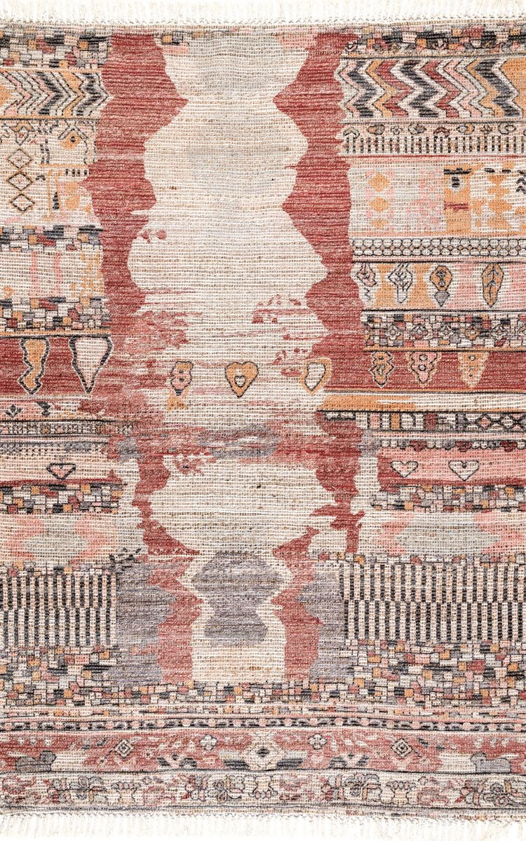 Multi Tribal Fresco Tassel 9' x 12' Area Rug | Rugs USA