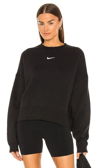 NSW Fleece Sweatshirt in Black | Revolve Clothing (Global)