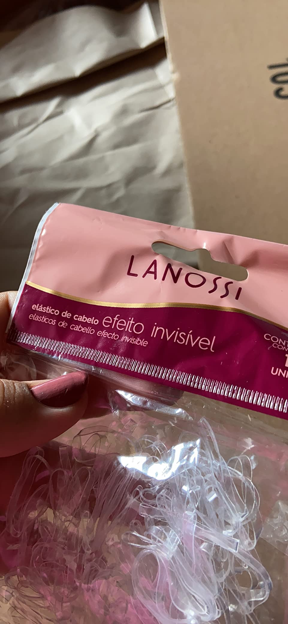 Lanossi Beauty & Care Elásticos De Cabelo Invisíveis - 100 Unidades Transparente Transparente | Amazon (BR)