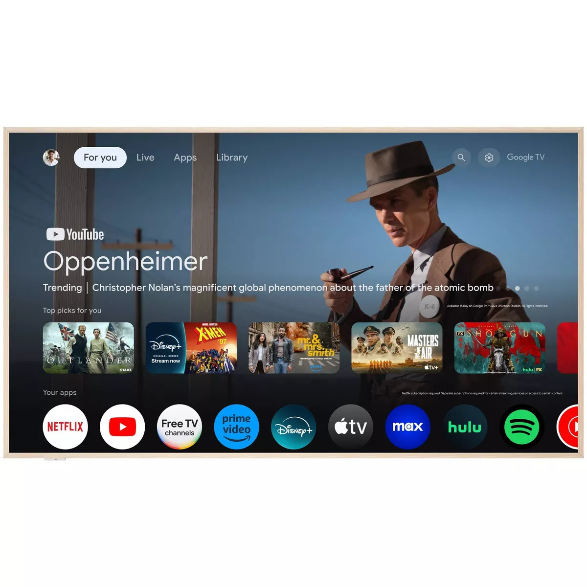 TCL 55" Class NXTVISION 4K QLED Smart Frame with Google TV and Flush Wall Mount - White 55A300W | Target