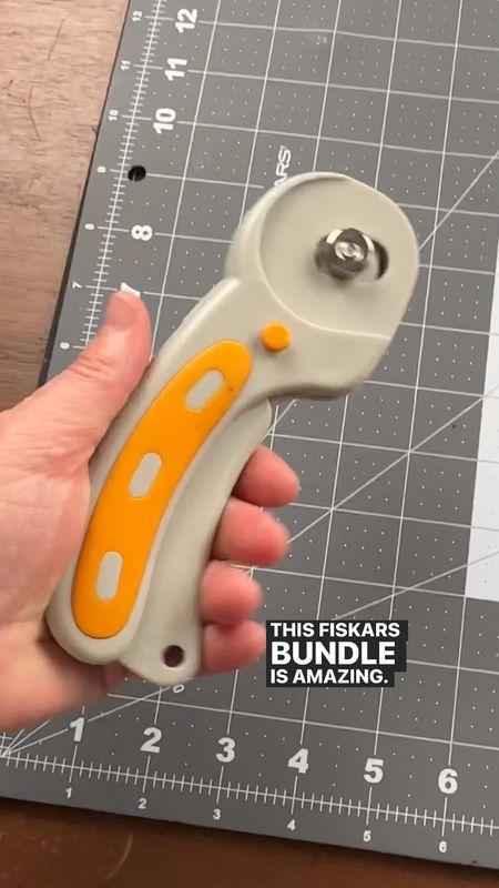 This Fiskars bundle is amazing! I use the rotary cutter and self healing mat all of the time! 🙌

It’s a must-have for any craft room 


#LTKHome #LTKGiftGuide #LTKFindsUnder50