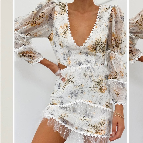 Jaus Savannah Dress Floral Bridal Shower | Poshmark