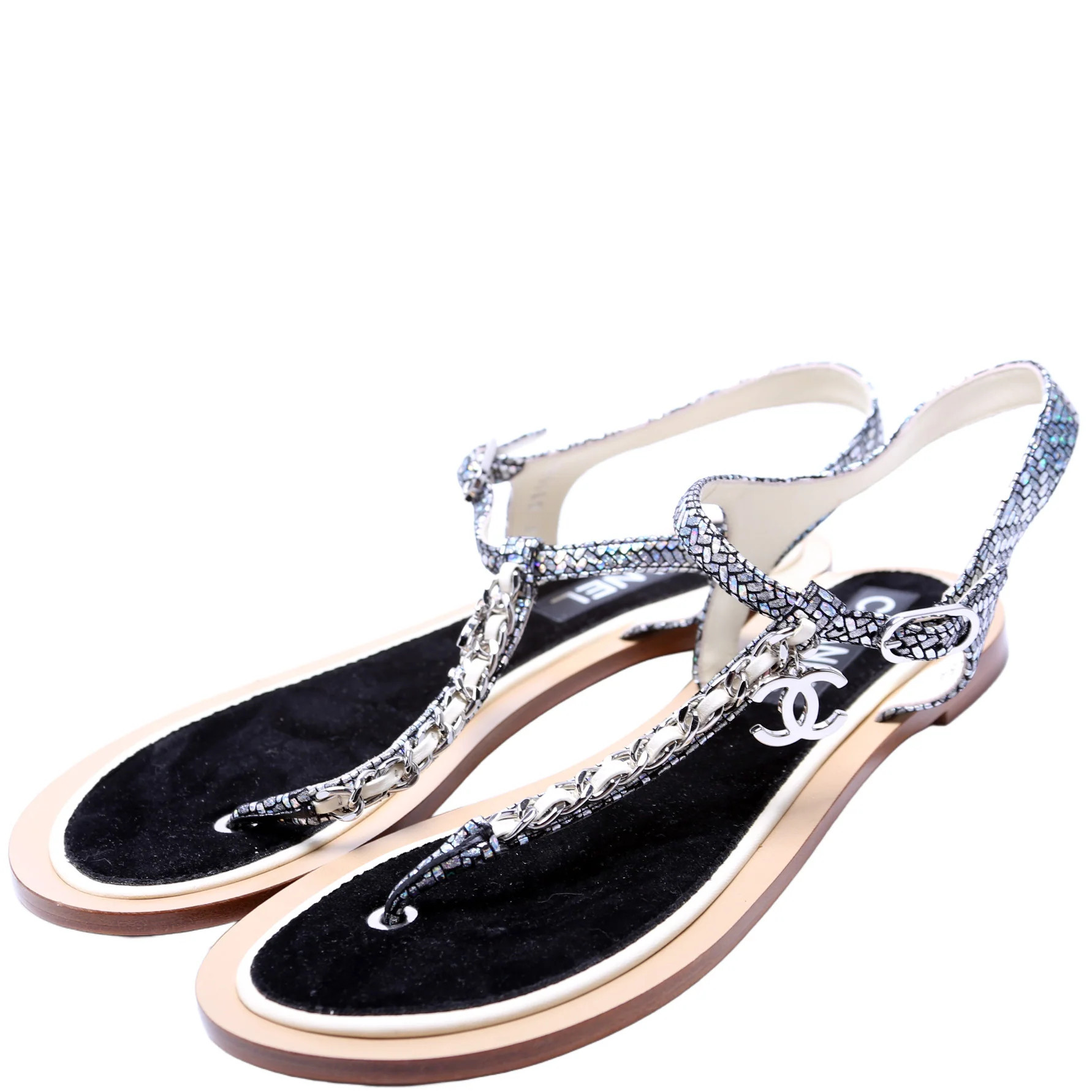 CC T Strap Sandals Size 39 | Keeks Designer Handbags
