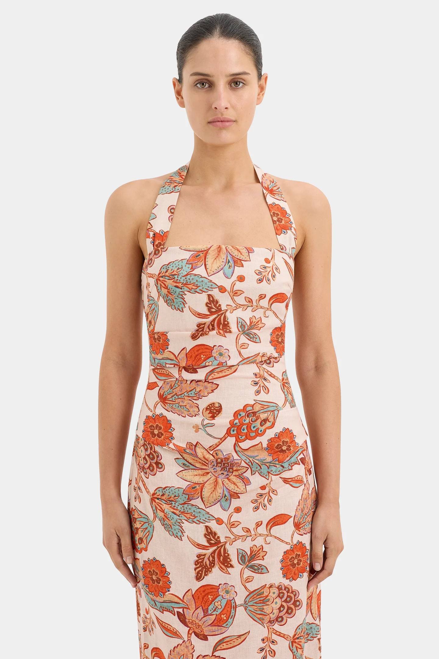 Noemi Halter Midi Dress | Sir The Label (US)