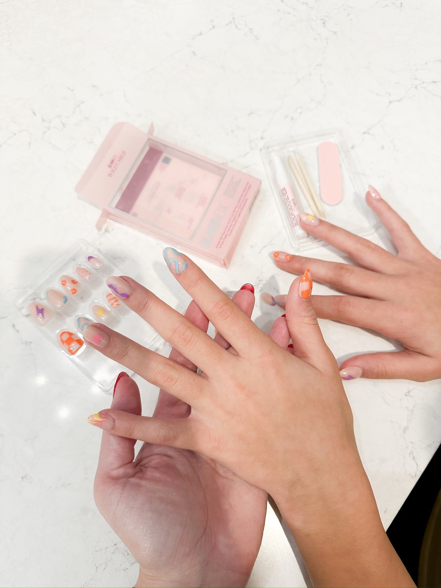 Salon nails without the salon price or time! Glamnetic is my go-to for an easy at-home mani! 

#LTKgrwm #LTKBeauty #LTKFindsUnder50