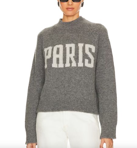 Anine Bing merino cashmere blend Paris sweater on sale. Over 50% off. If between sizes, size down. Free 2 day shipping and free returns. Style it under a blazer with jeans and heels for a night out. Or wear it with white jeans and chic sneakers for a put together day look. 

#LTKstyletip #LTKsalealert #LTKover40