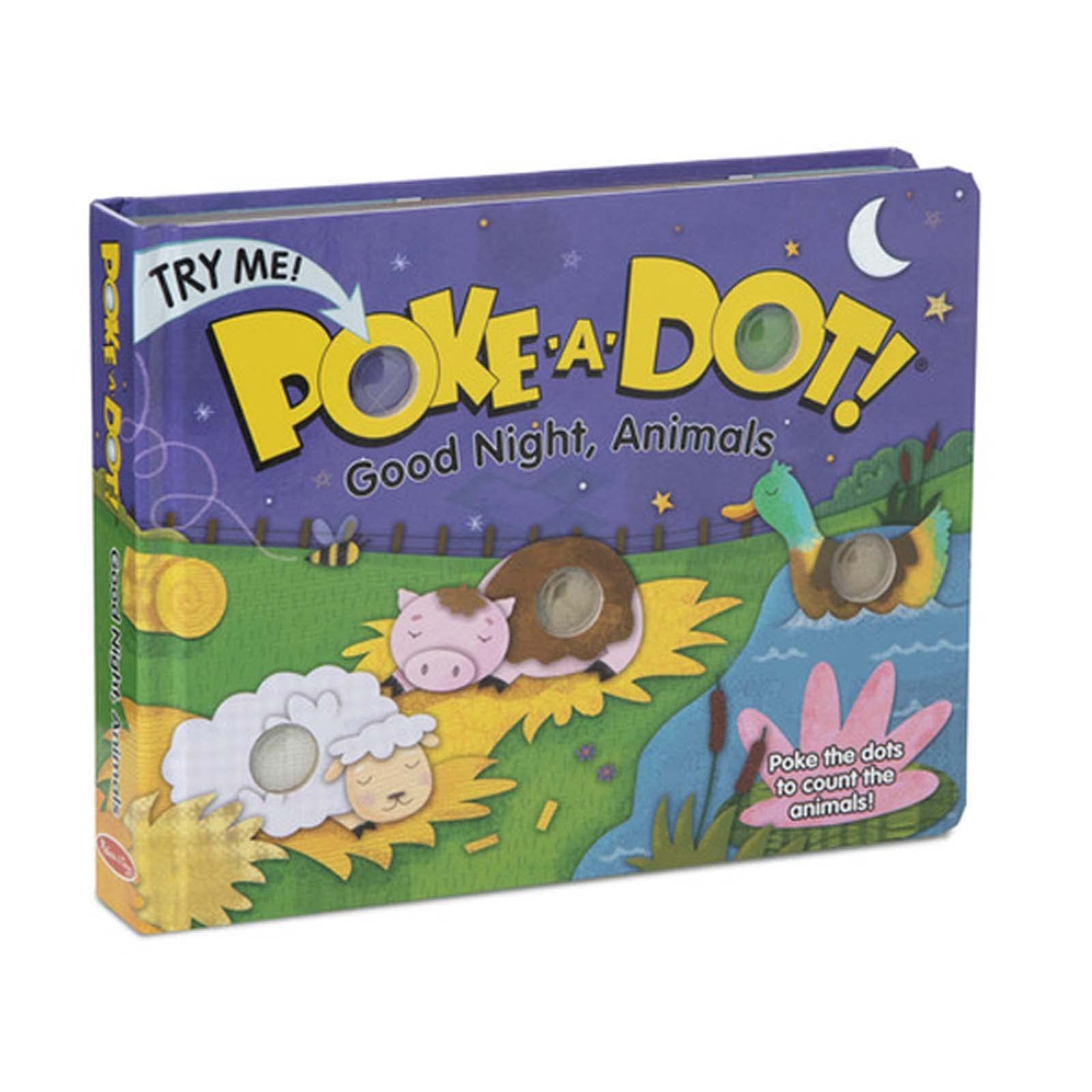 Melissa & Doug Children's Book - Poke-a-Dot: Goodnight, Animals (Board Book with Buttons to Pop) | Amazon (US)