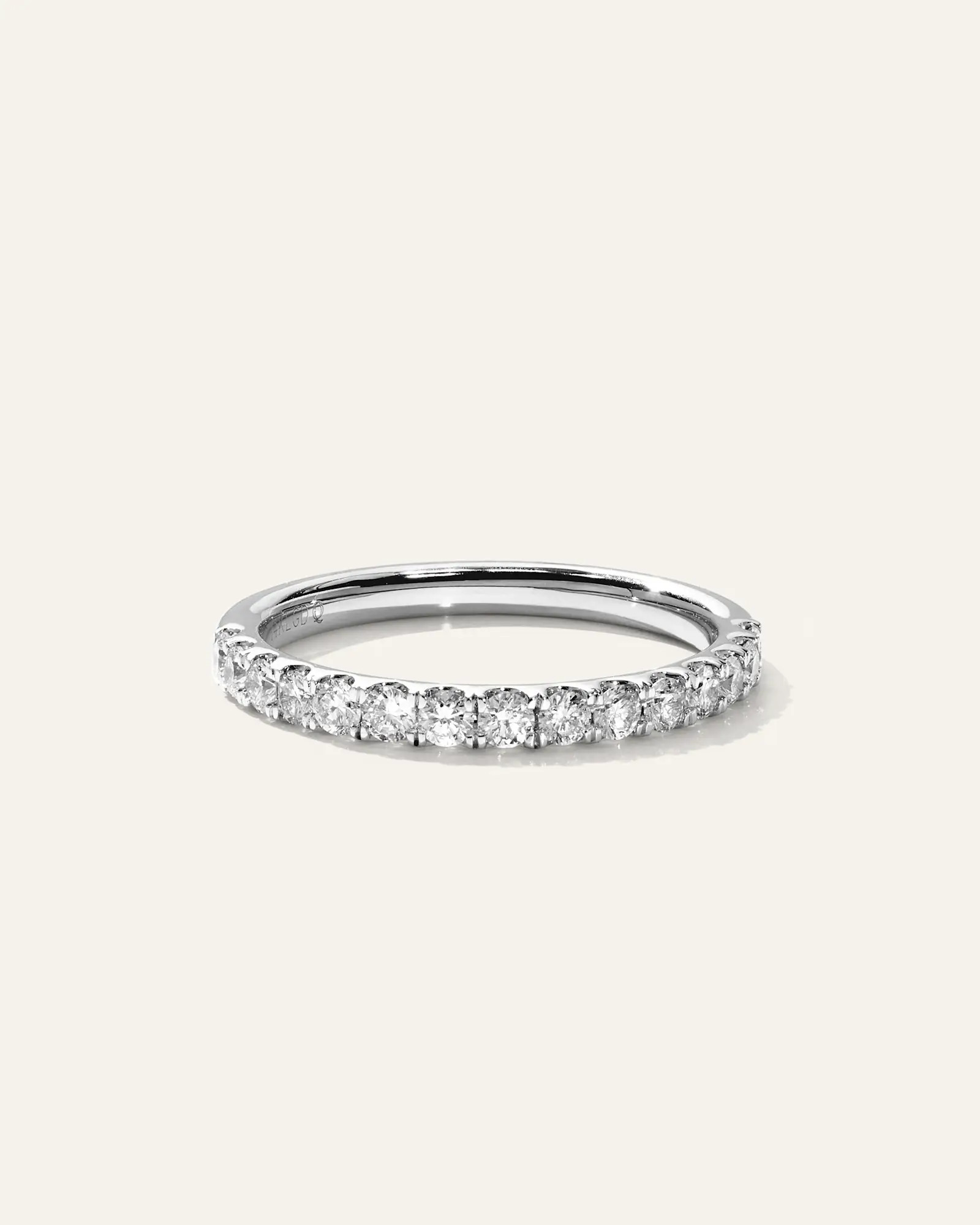 Lab Grown Diamond Pave Band in White Gold | Quince