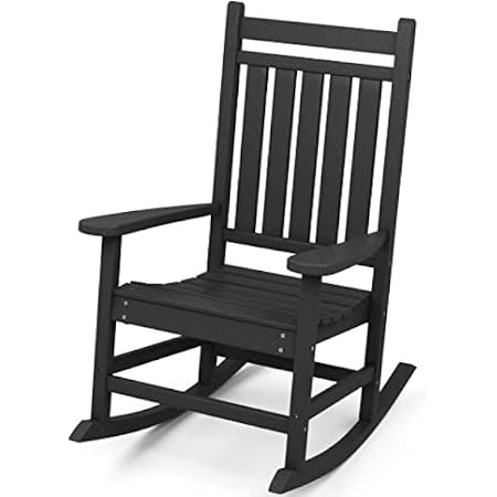 KINGYES Outdoor Rocking Chair, Oversized Porch Rocker Chair for Adult, All-Weather Resistant Patio R | Amazon (US)