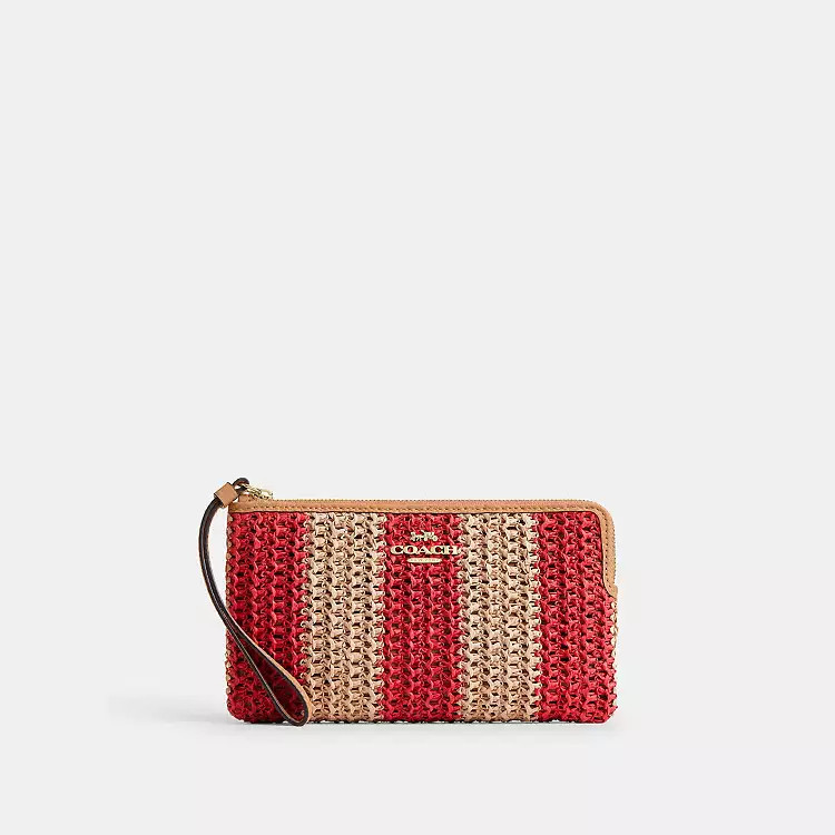 Large Corner Zip Wristlet | Coach (US)