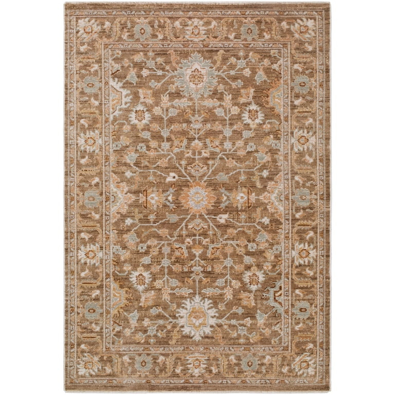 My Texas House Mirabelle Area Rug 5'3 X 7'7 - Traditional Floral for Living Room or Bedroom | Walmart (US)