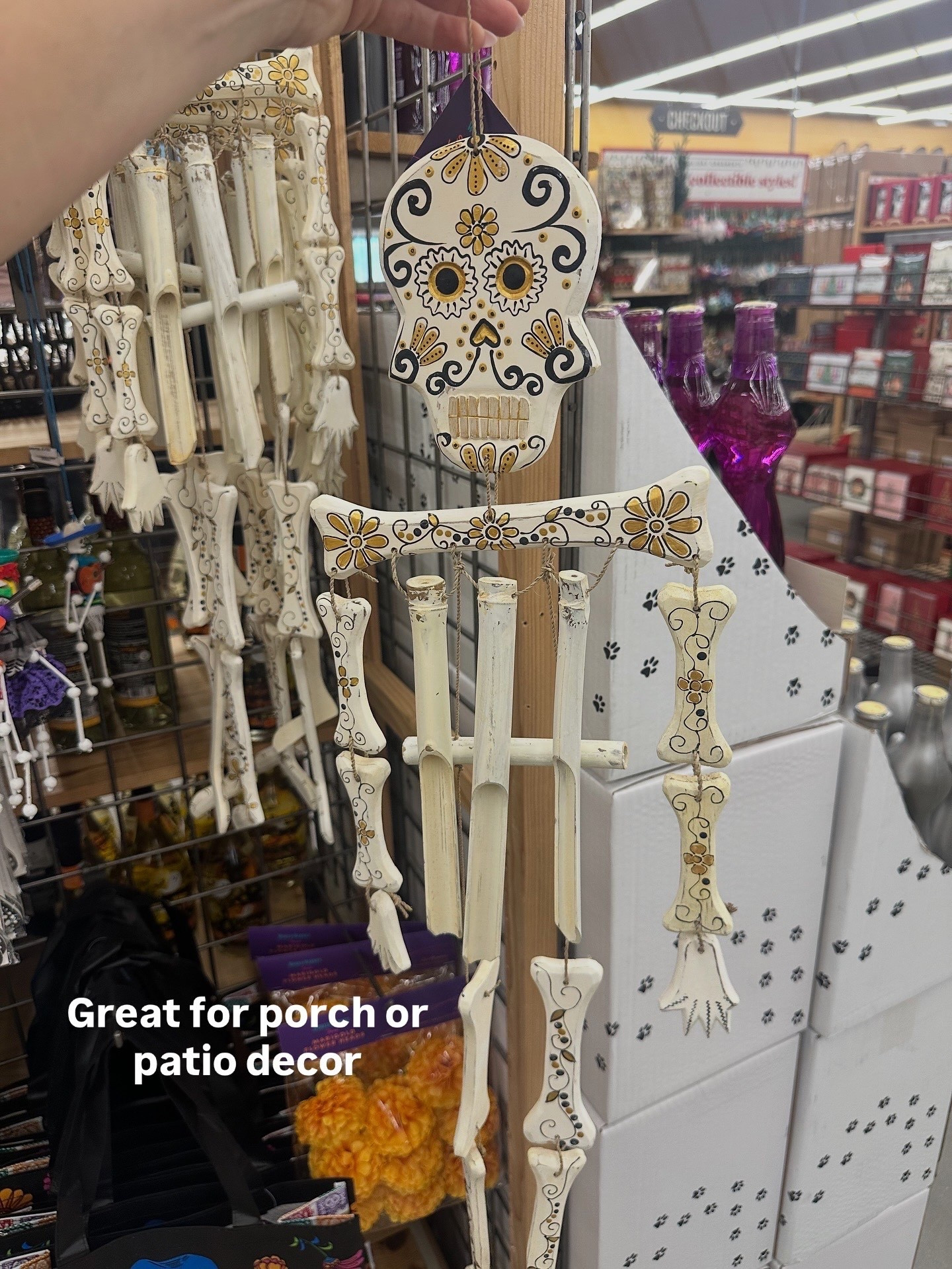 Hand painted wood chime 

#LTKStyleTip #LTKSeasonal #LTKHalloween