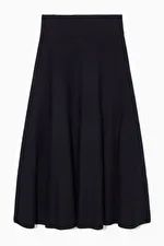 KNITTED MIDI SKIRT - NAVY - Skirts - COS | COS (US)
