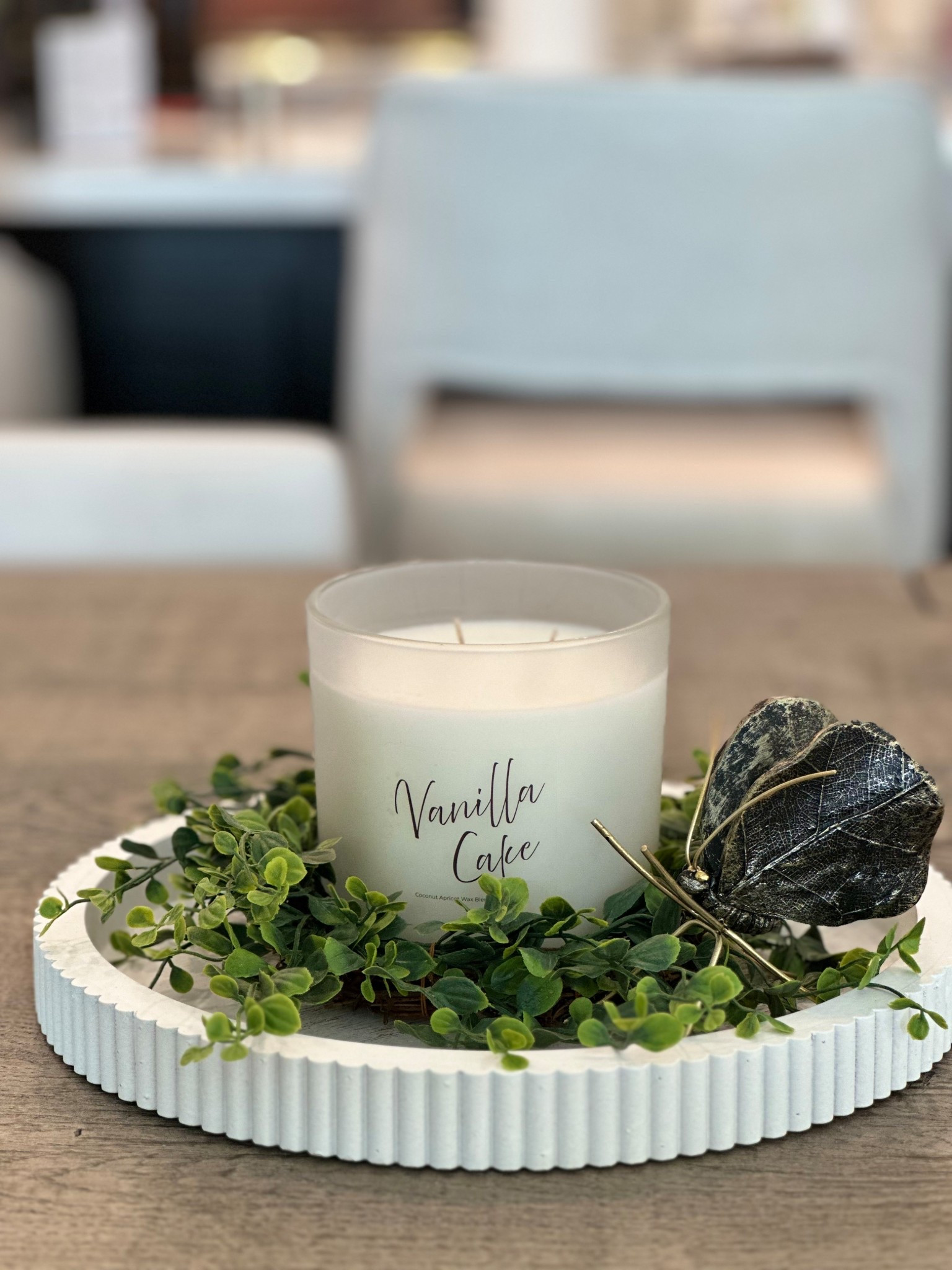 Sometimes decor doesn’t have to be big! I found this small tray which is great for small spaces and just added a candle, greenery and this butterfly! 

#LTKHome