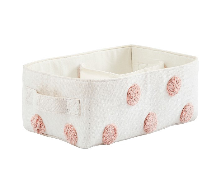 Embroidered Dot Storage Collection | Pottery Barn Kids
