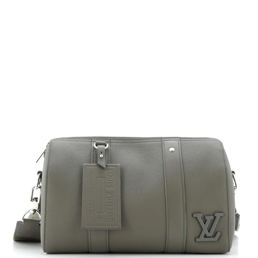 Louis Vuitton City Keepall Bag Limited Edition Aerogram Leather Green 3522181 | Rebag