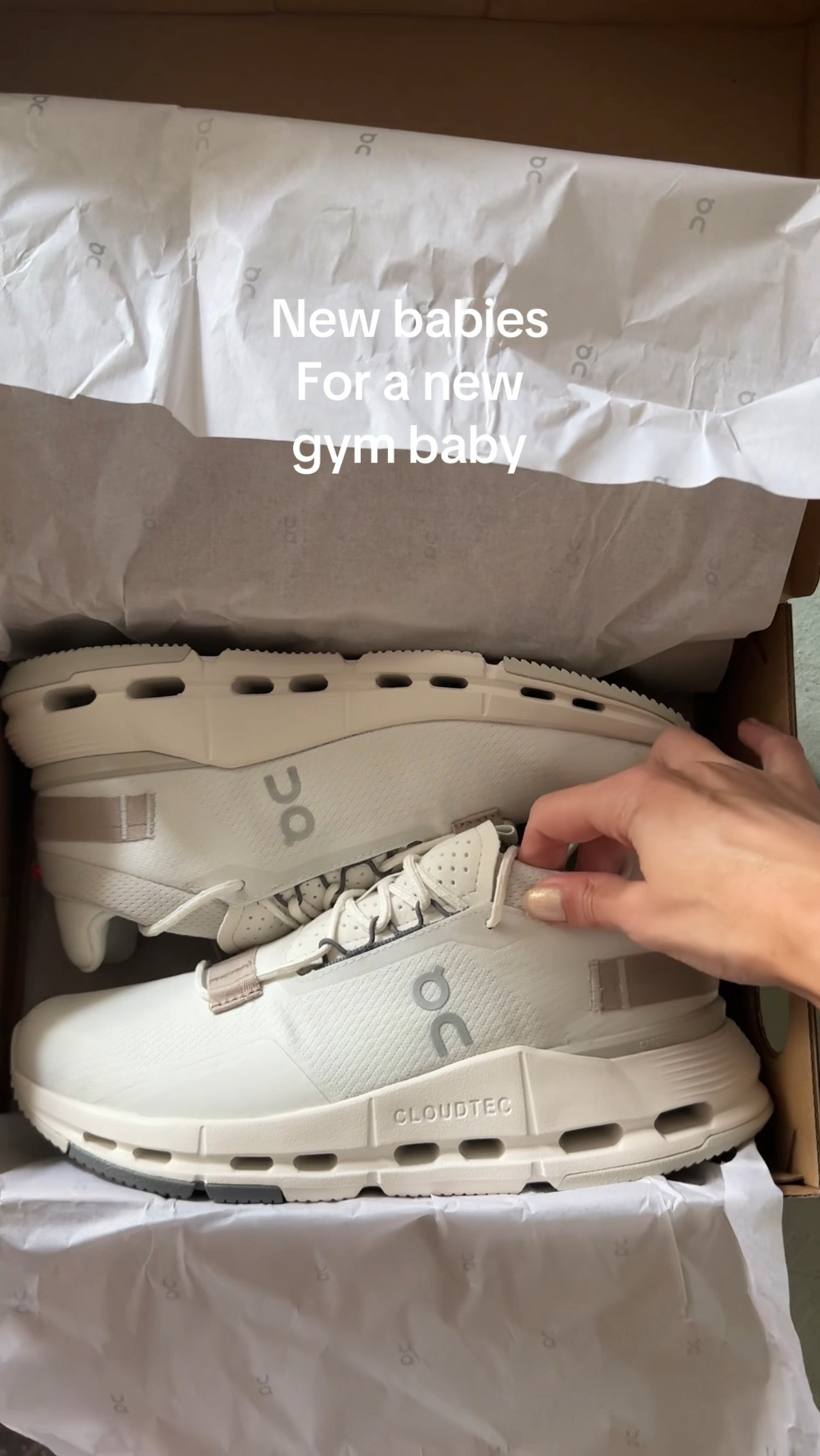 New serious gym shoes for the newly serious gym newbie. I got my typical size-7.5

Onclouds | sneakers | summer sneakers | gym shoes | running shoes | white sneakers 

#LTKShoeCrush #LTKWatchNow #LTKActive