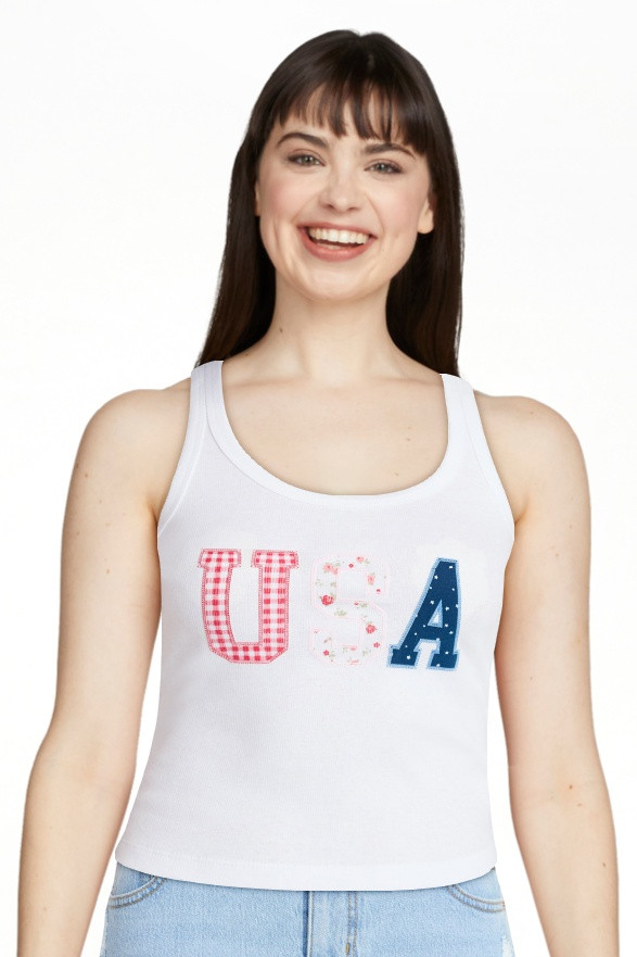 No Boundaries Americana Graphic Tank Top, Women's XXS-XXL | Walmart (US)