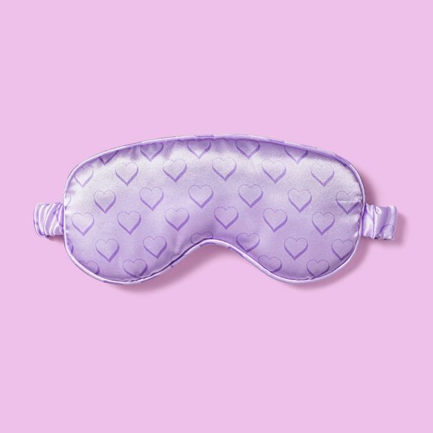 Sleeping Eye Mask - Light Purple Hearts - Stoney Clover Lane x Target | Target