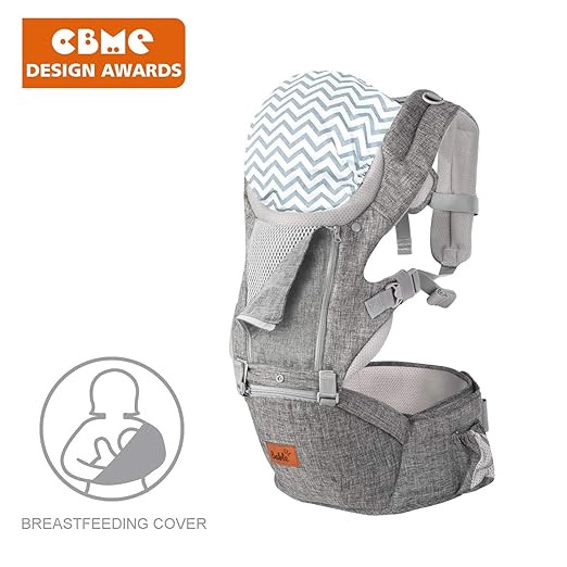Bable Baby Carrier Hip Seat, 360 Ergonomic Baby Carrier with Breastfeeding Nursing Cover, 6-in-1 ... | Amazon (US)