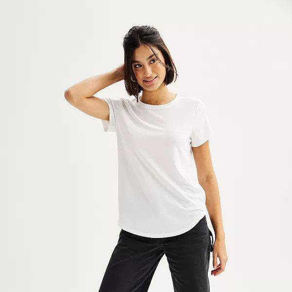 Juniors' SO® Short Sleeve V-Neck Tee | Kohl's