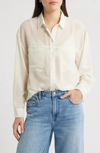 Grayson Sheer Shirt | Nordstrom