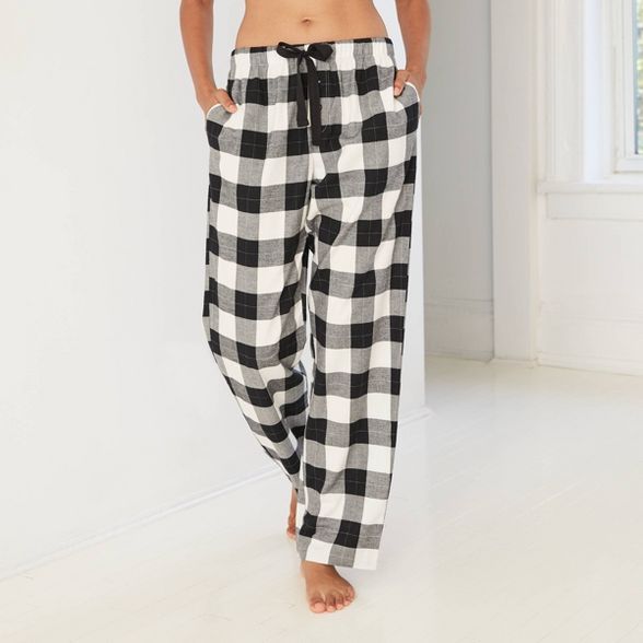 Women's Plaid Perfectly Cozy Flannel Pajama Pants - Stars Above™ | Target