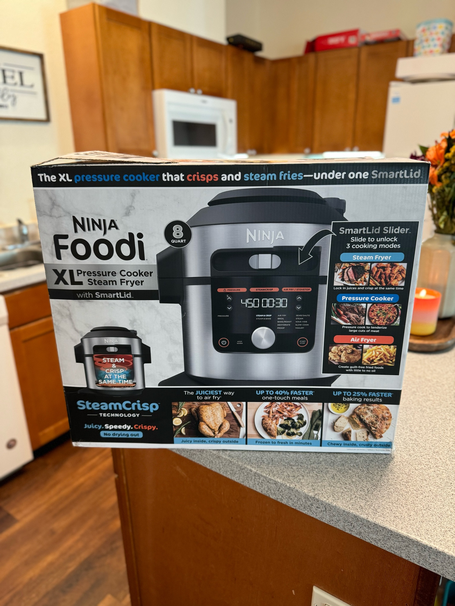 When you walk into BestBuy and they have sale.. more than 50% off.. 

Ninja XL. Pressure cooker. Kitchen. Appliances. Cooking. 

#LTKhome #LTKHolidaySale #LTKsalealert