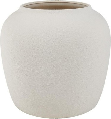 wilko Nora Large Indoor Planter, Cream, Rustic Finish, Decorative Centrepiece, | eBay UK