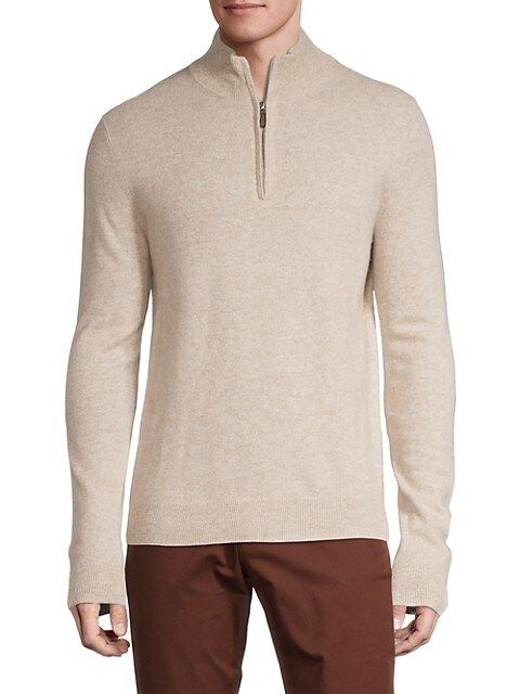 Saks Fifth Avenue ​Quarter-Zip Cashmere Sweater on SALE | Saks OFF 5TH | Saks Fifth Avenue OFF 5TH