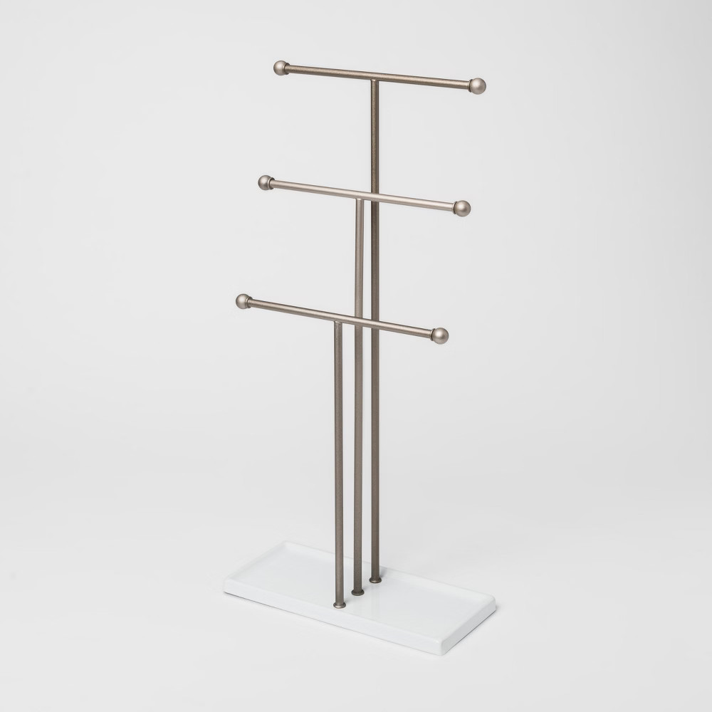Trigem Jewelry Stand White/Nickel - Umbra | Target