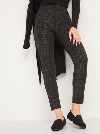 High-Waisted Pixie Foil-Dot Ankle Pants for Women | Old Navy (US)