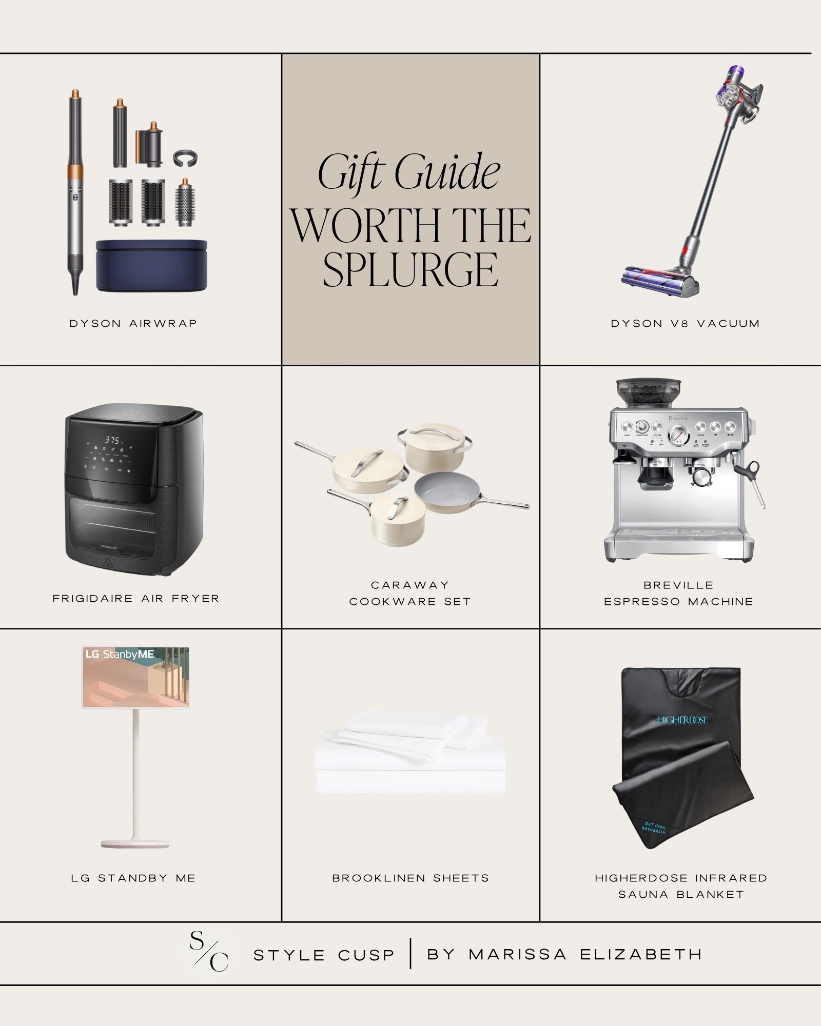 GIFT GUIDE | Worth The Splurge 🎁 These elevated splurge gifts would make any person feel special! Hair styling tool gift, home gift, splurge gift, nice gift, self care gift, coffee lover gift, elevated gift 

#LTKHome #LTKHoliday #LTKGiftGuide
