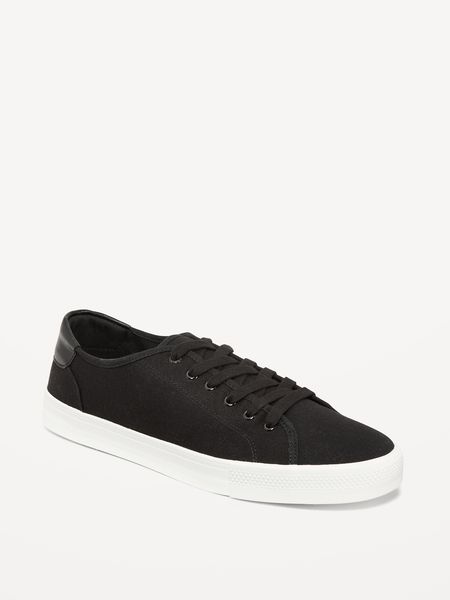 Canvas Lace-Up Sneakers | Old Navy (US)