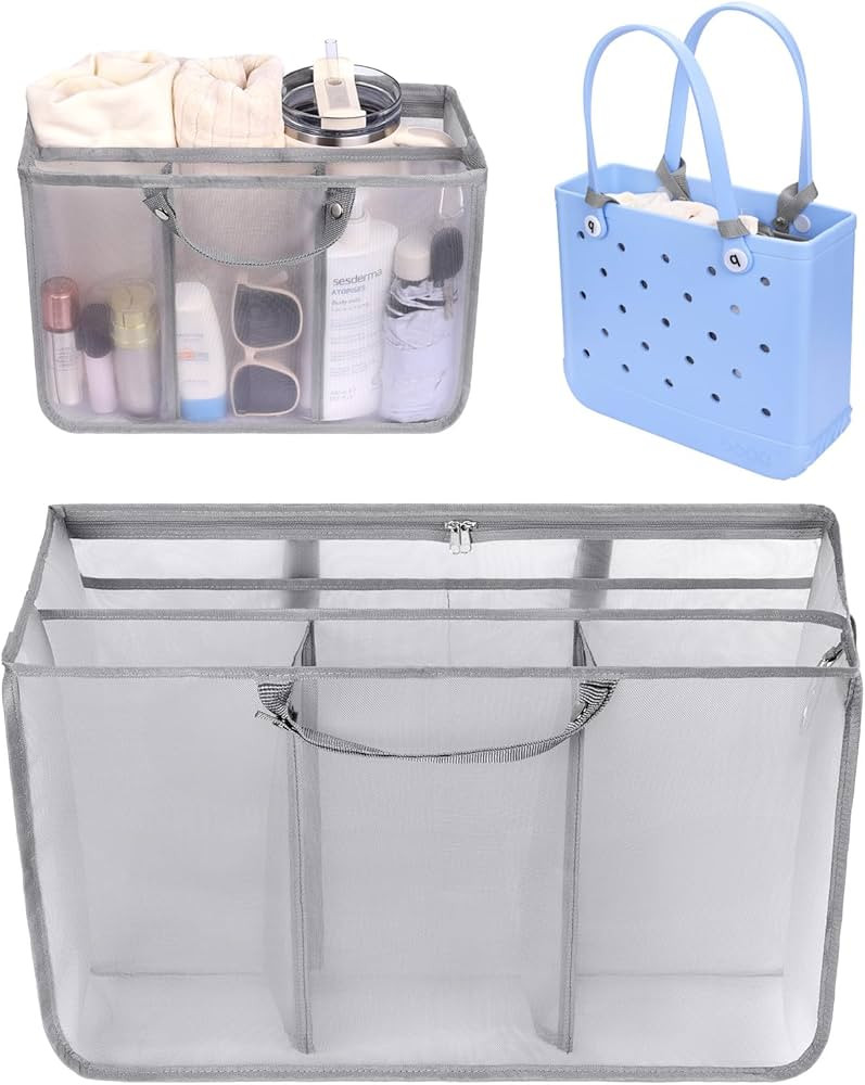 OUTXE Beach Bag Organizer Compatible with Baby Bogg Bag Accessories Inserts, Lightweight Mesh Ins... | Amazon (US)