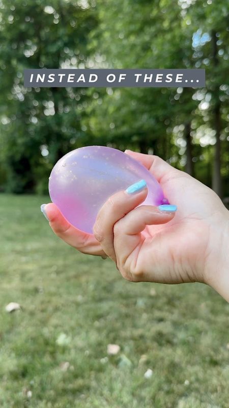 Checked another activity off of our summer bucket list and had a water balloon fight this weekend! These reusable “water balloons” I found on Amazon are so much better than the OGs. They’re soft, and they won’t leave any debris/choking hazards behind. They’re super absorbent, which the kids love, but they dry fast too (just wring them out and set them in the sun). These make for great for backyard entertainment for kids of all ages. Linking my exact here as well as some other options.

#LTKFamily #LTKKids #LTKSwim