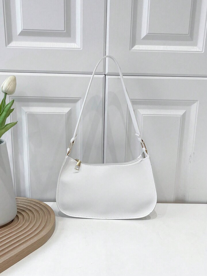 2024 New Spring/Summer Women's Fashionable And Simple Shoulder Bag For Daily Commutes; Compact An... | SHEIN