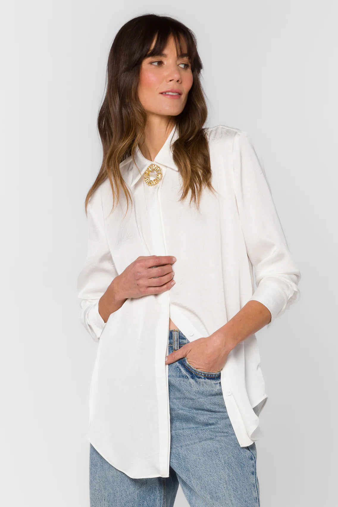 Tesla White Shirt | Velvet Heart Clothing